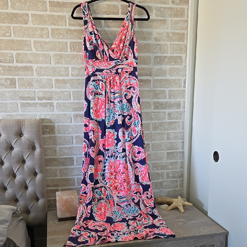 Lily Pulitzer Sleeveless V-Neck Sundress for Resort Wear